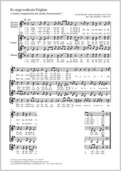 Es singt wohl ein Vöglein Download