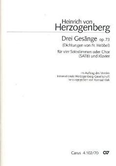 3 Gesänge op. 73 Download