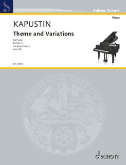 Theme and Variations op. 80 Standard
