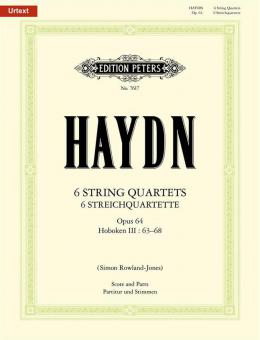 6 String Quartets Op. 64 Hob. III: 63-68 