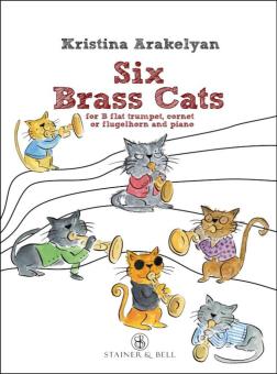 Six Brass Cats 
