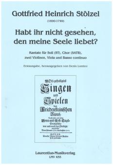 Habt ihr nicht gesehen, den meine Seele liebet? 