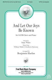 And Let Our Joys Be Known Standard