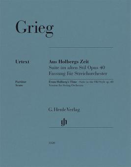 Suite Holberg op. 40 