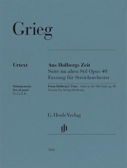 Suite Holberg op. 40 