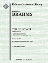 Three Songs (Drei Lieder) [collection] 