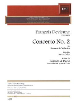 Konzert Nr. 2 für Fagott und Orchester F-Dur 