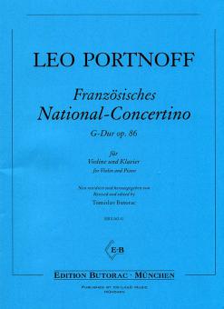 Concertino nacional francés en sol mayor op. 86 