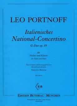 Concertino nacional italiano en sol mayor op. 89 