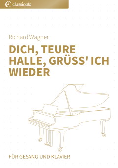 Dich, teure Halle, grüß' ich wieder 