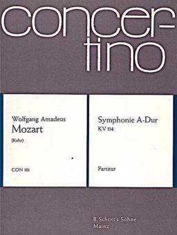 Sinfonia A Major K. 114 Standard