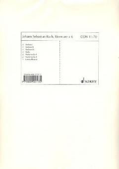 Ricercare a 6 C Minor BWV 1079 