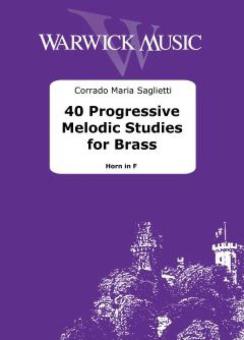 40 Progressive Melodic Studies for Brass 