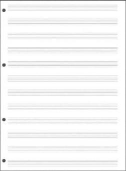 96 Pagg. musica A4 forate 12 r 