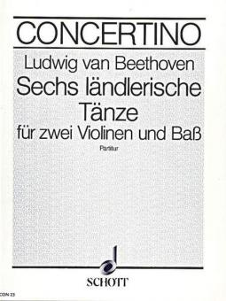 6 ländlerische Tänze D-Dur Standard