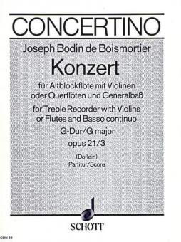 Concerto G Major Op. 21/3 