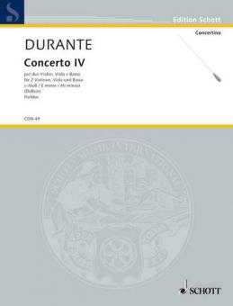 Concerto IV E Minor Standard