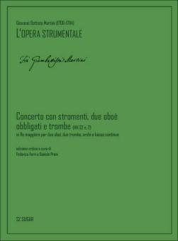 Concerto con stromenti, due oboè obbligati, trombe (HH.32 n. 2) in Re maggiore 