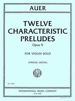 12 Preludios característicos op. 9 