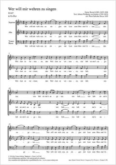 Quién me impedirá cantar H 447 Standard
