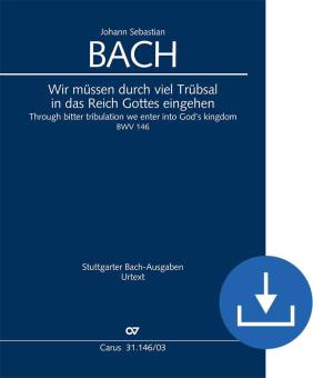 Debemos pasar por muchas tribulaciones BWV 146 Download