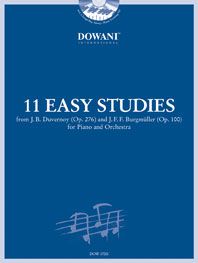 11 leichte Etüden für Klavier und Orchester 