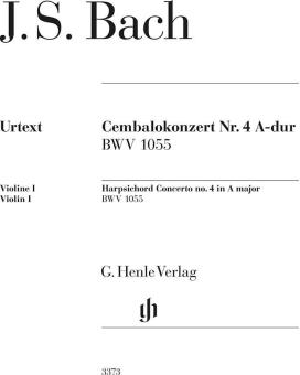 Concierto para clave nº 4 en La mayor BWV 1055 4 en la mayor BWV 1055 