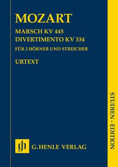 Marcha K. 445 y Divertimento K. 334 