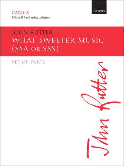 What sweeter music 