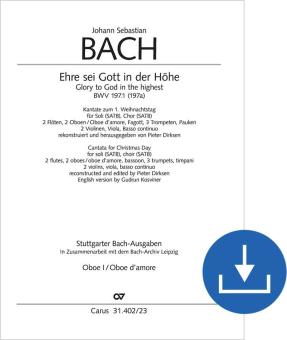 Gloria a Dios en las alturas BWV 197a, BWV3 197.1 