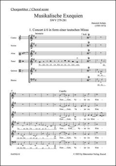 Musical Exequien SWV 279-281 Standard