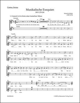 Musical Exequien SWV 279-281 Standard
