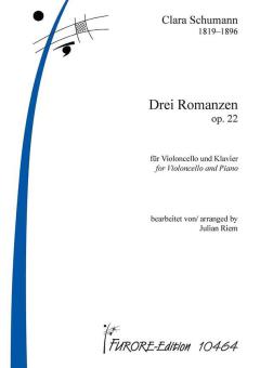 Tres Romances op. 22 