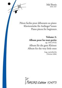 Piezas para piano para principiantes Vol. 2: Álbum para los más pequeños 