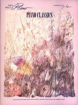 Piano Classics Easy Adult Piano 