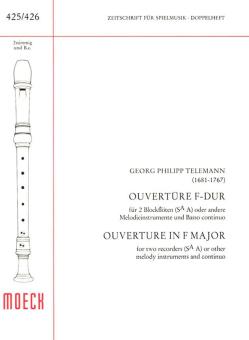 Ouverture F-Dur TWV 44:F6 