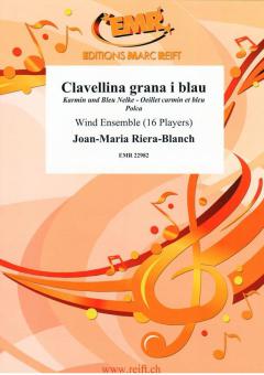 Clavellina grana i blau (Karmin und Bleu Nelke / Oeillet carmin et bleu) 