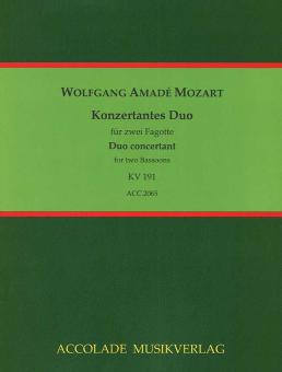Dúo Concertante según K 191 