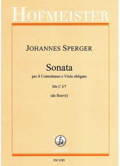 Sonata para contrabajo y viola obligada 