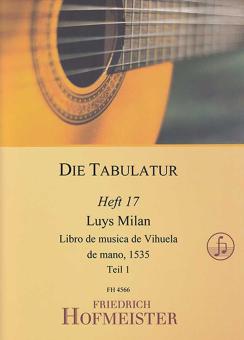 La Tablatura - Cuaderno 17: Libro de musica de Vihuela de mano, 1535 