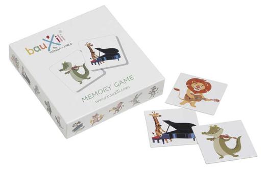Juego de memoria bauxili animales 