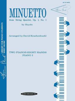Minuetto From String Quartet, Op. 1, No. 1 Download