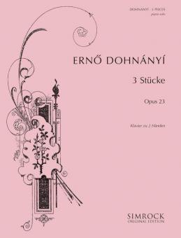 Three Pieces Op. 23 