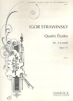 Four Studies Op. 7/3 No. 3 in E minor 