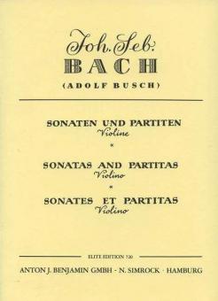 Sonatas And Partitas 