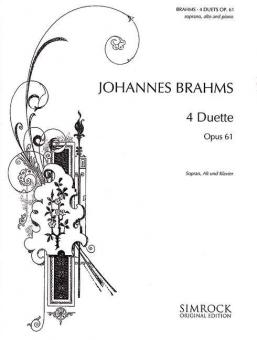 4 Duets Op. 61 