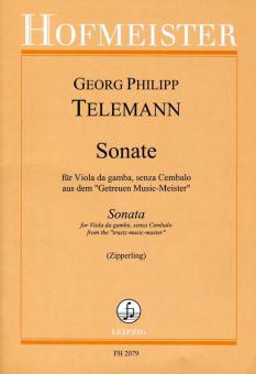 Sonate D-Dur für Viola da Gamba, senza Cemabalo 