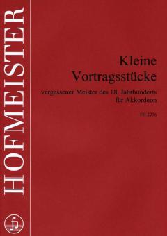 Kleine Vortragsstücke 