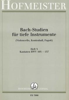 Bach-Studien für tiefe Instrumente Heft 3 
