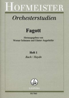 Orchesterstudien für Fagott Heft 1 